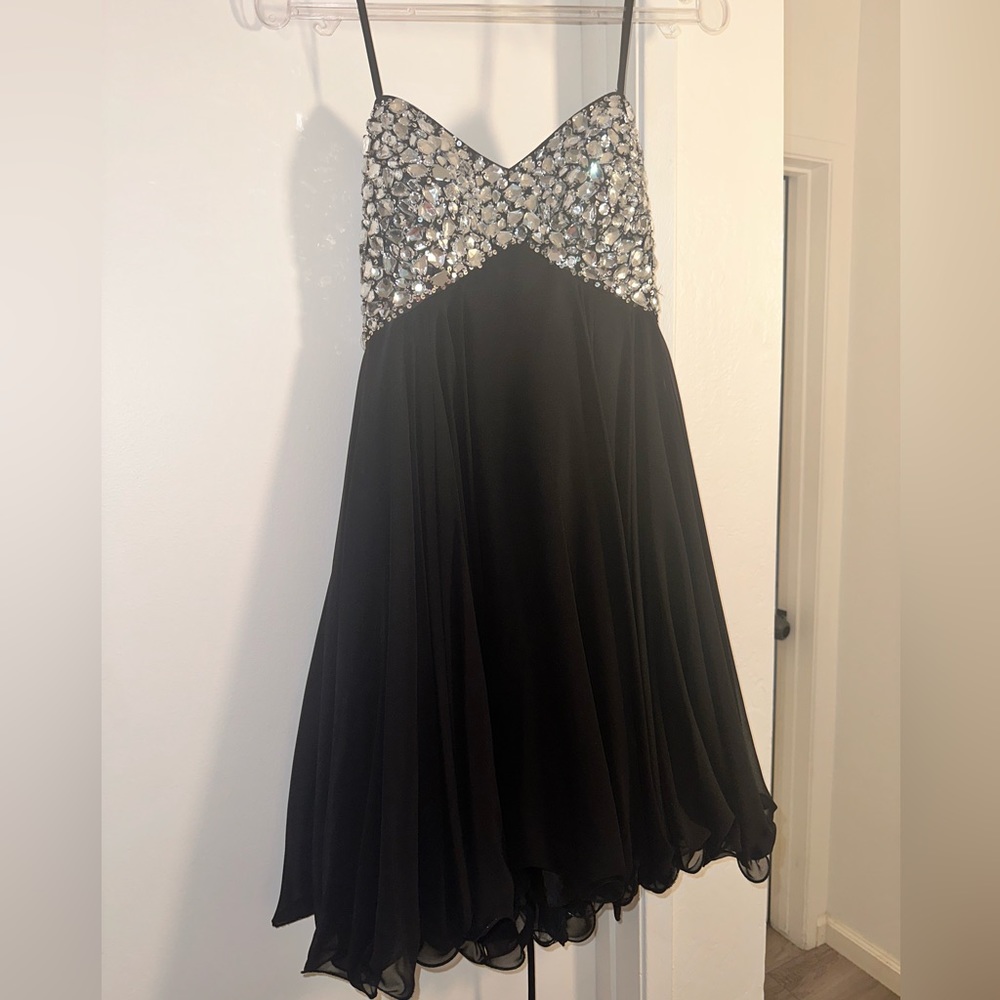 Strapless prom formal dress